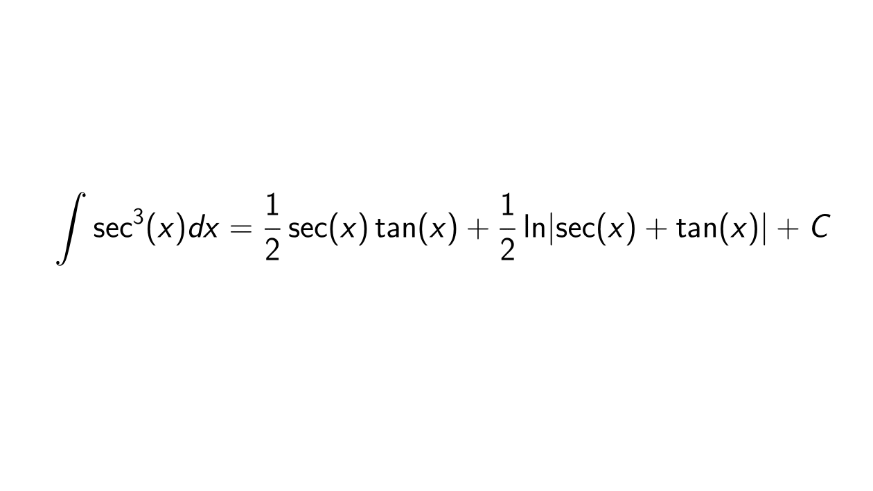 You are currently viewing What is the integral of sec^3(x)?